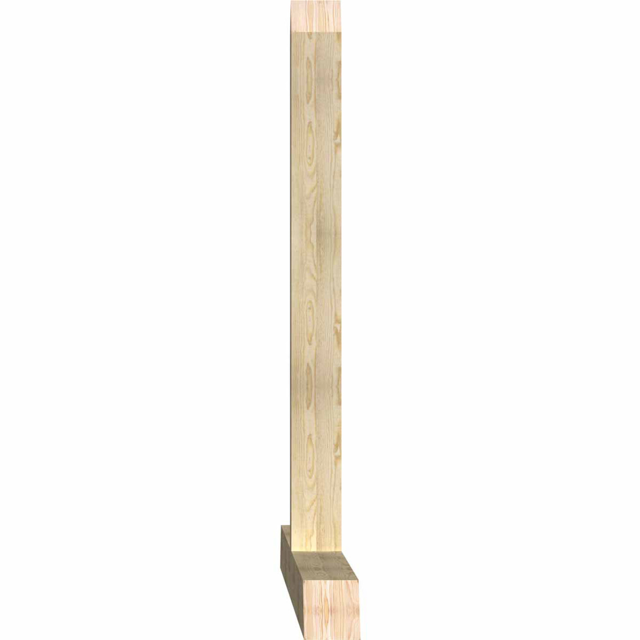 16/12 Pitch Portland Rough Sawn Timber Gable Bracket GBW108X72X0606POR00RDF