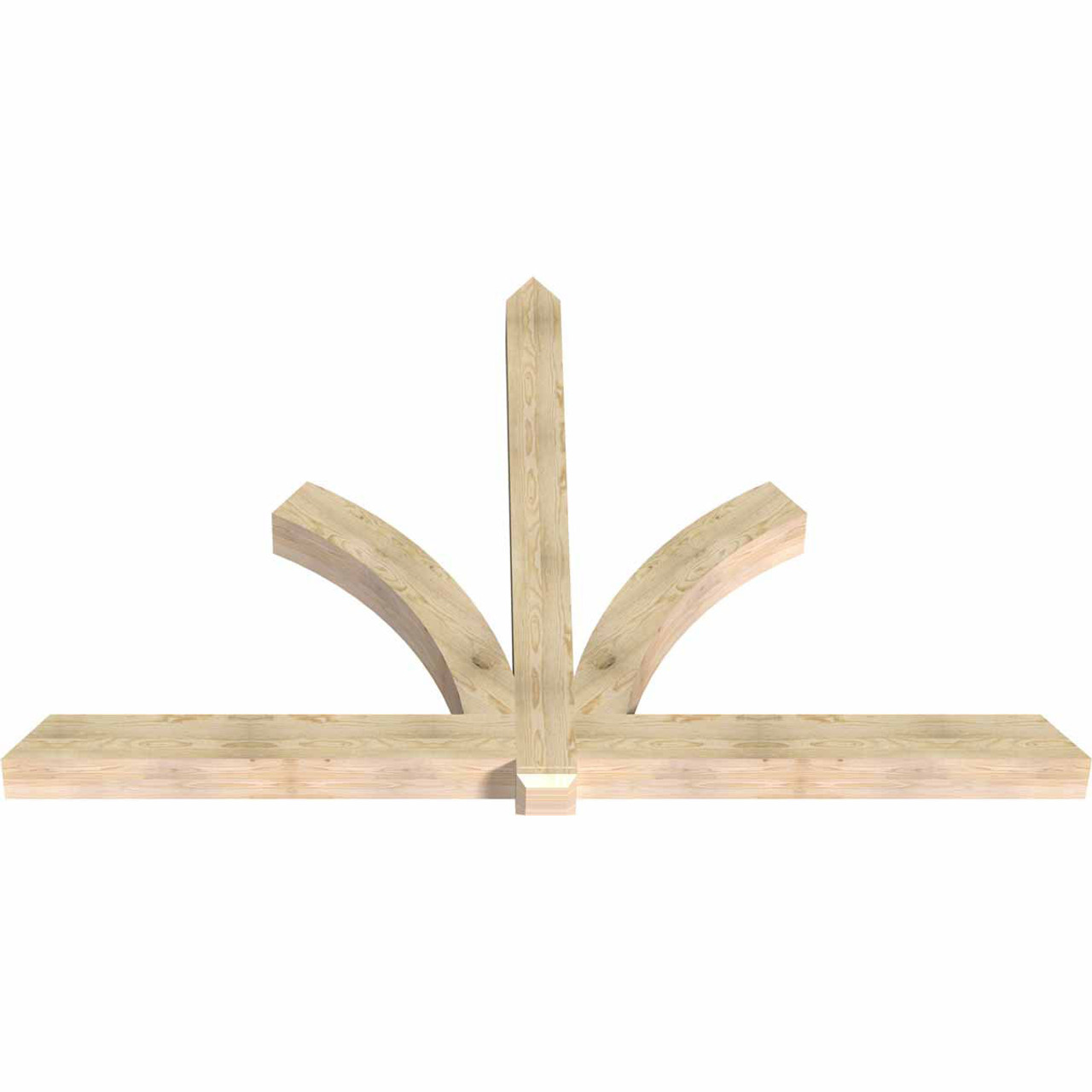 16/12 Pitch Redmond Rough Sawn Timber Gable Bracket GBW108X72X0606RED00RDF