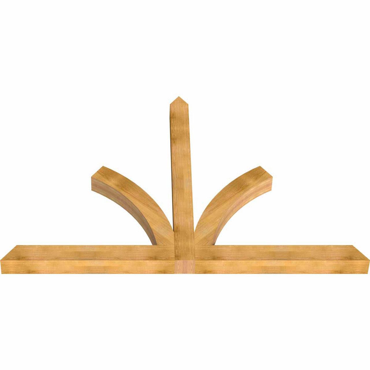 16/12 Pitch Richland Rough Sawn Timber Gable Bracket GBW108X72X0606RIC00RWR