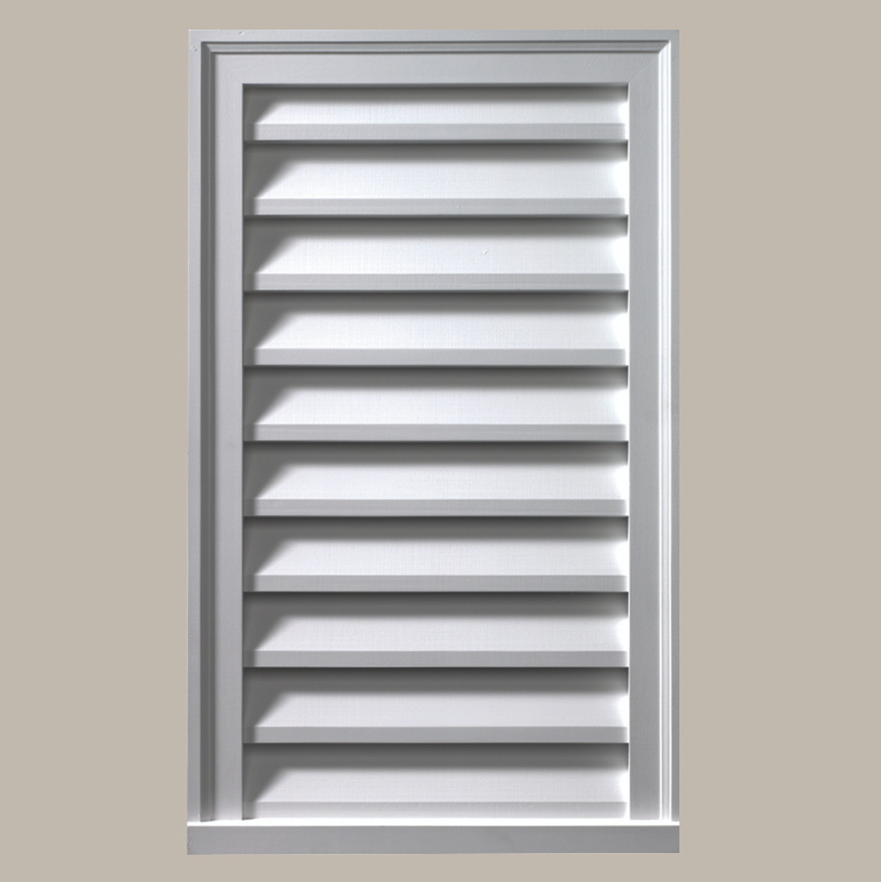 30 Inch W x 42 Inch H x 1 5/8 Inch D rectangle gable vent