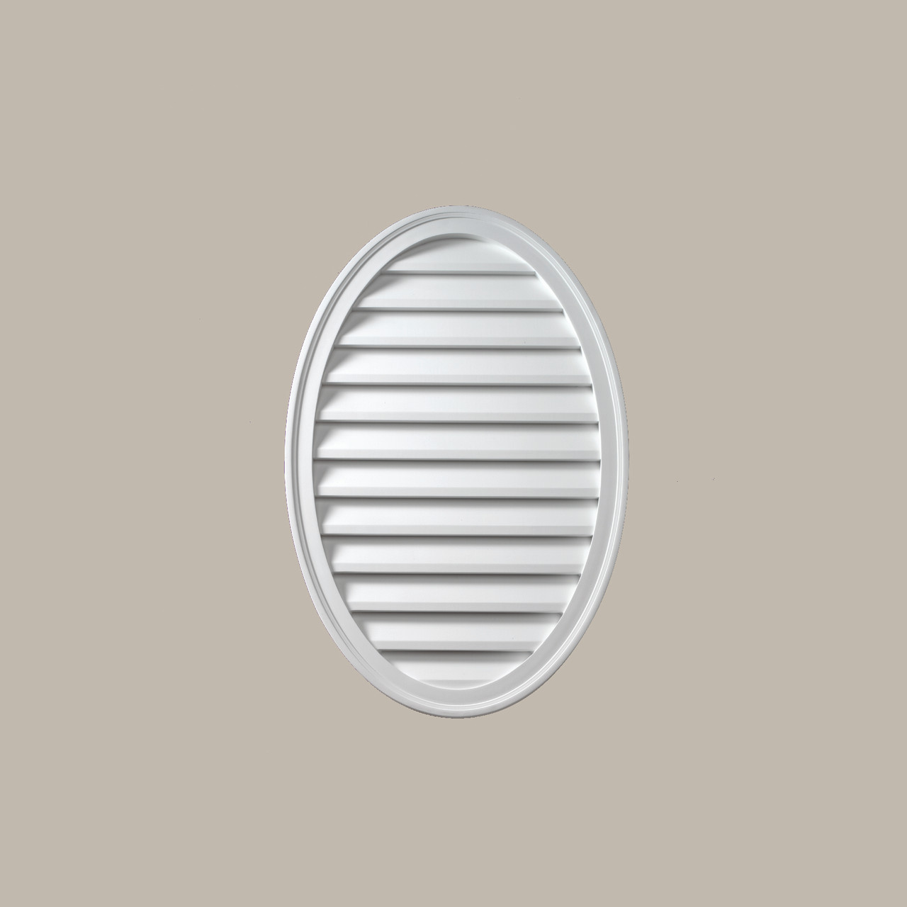 OVLV25X37V Decorative Vertical Oval Louver Vent