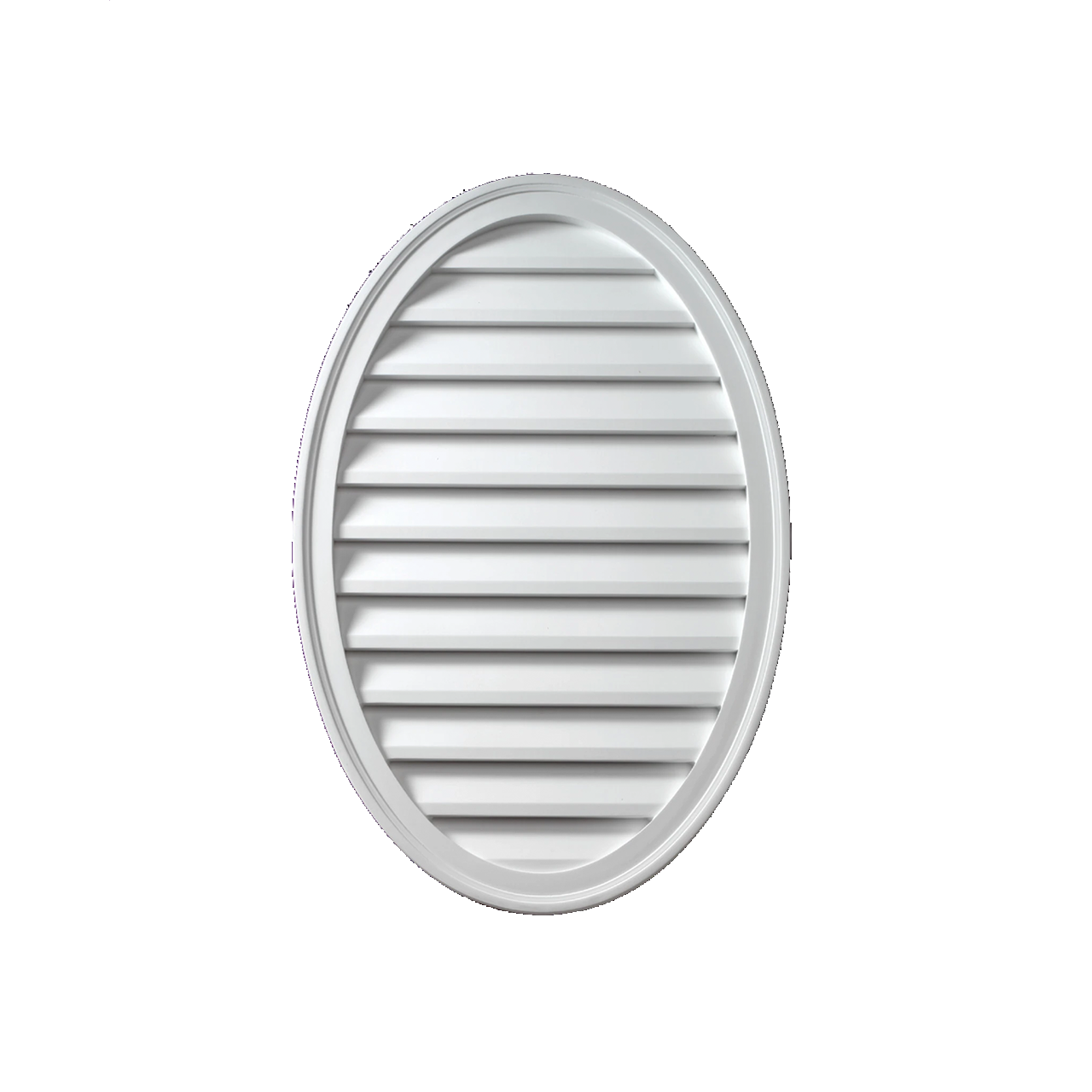 FOVLV18X24V Functional Vertical Oval Louver Vent with Screen