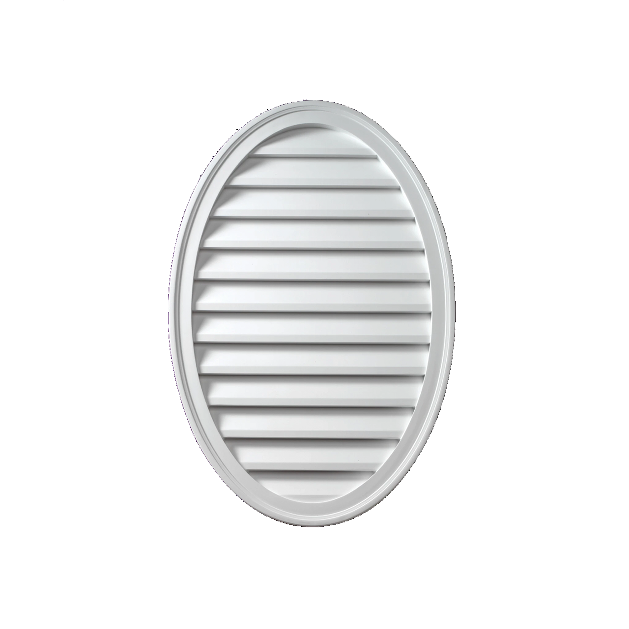 FOVLV25X37V Functional Vertical Oval Louver Vent with Screen