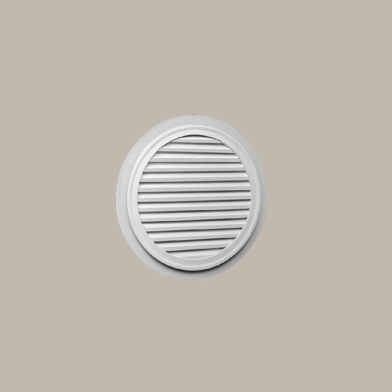 FRLV32-2F Functional Round Louver Vent 32" Diameter  with 2F flat trim