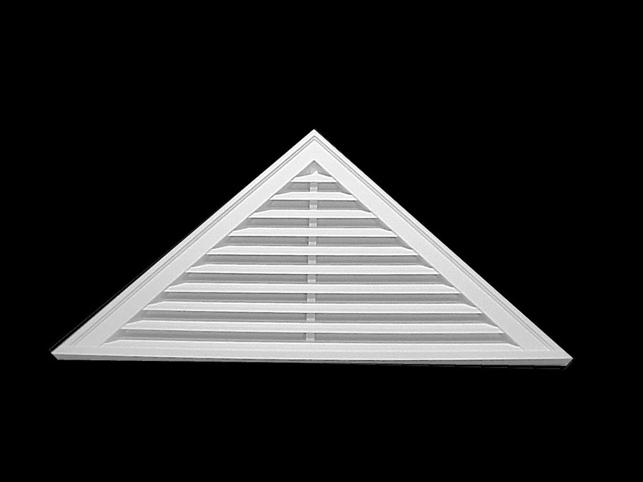 TL108-4-C Decorative Triangle Louver Vent 4/12