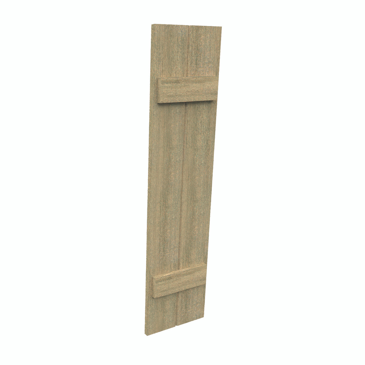 12 inch by 24 inch Board and Batten Shutter with 2-Board, 2-Batten