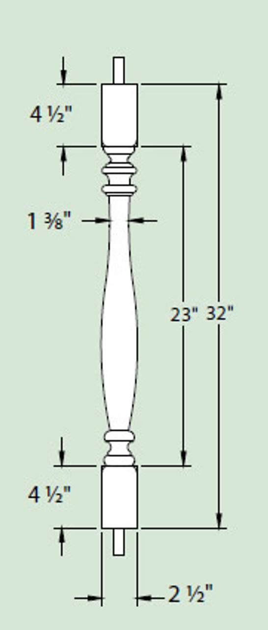 Ashley Baluster BAL3X32AY