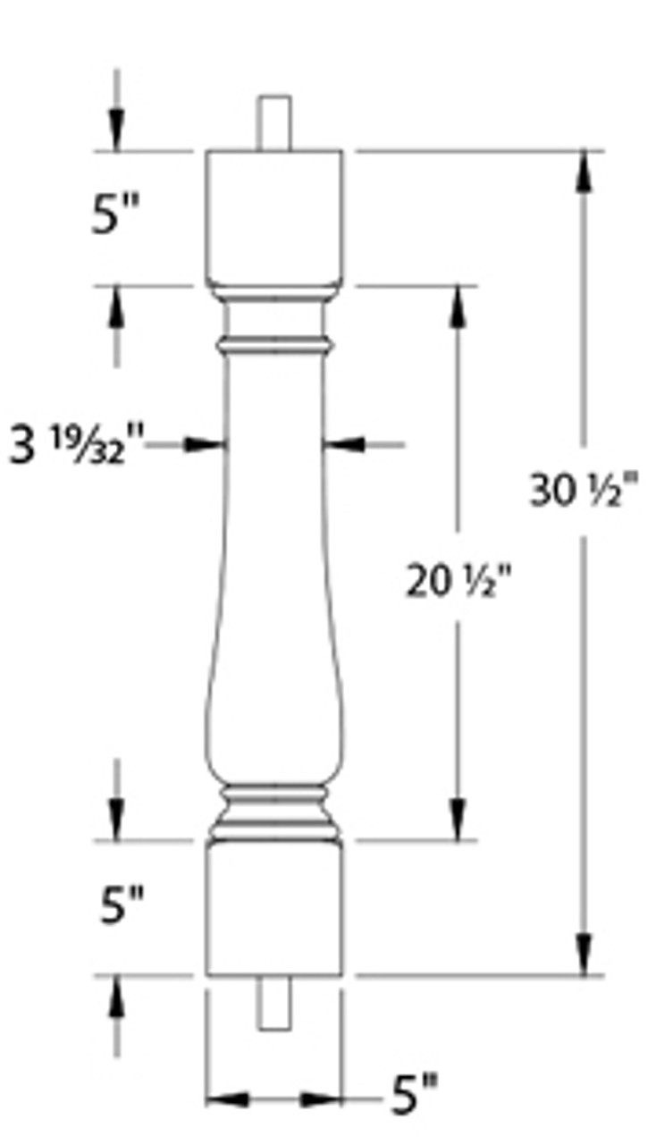 Classic Baluster BAL5X30CC