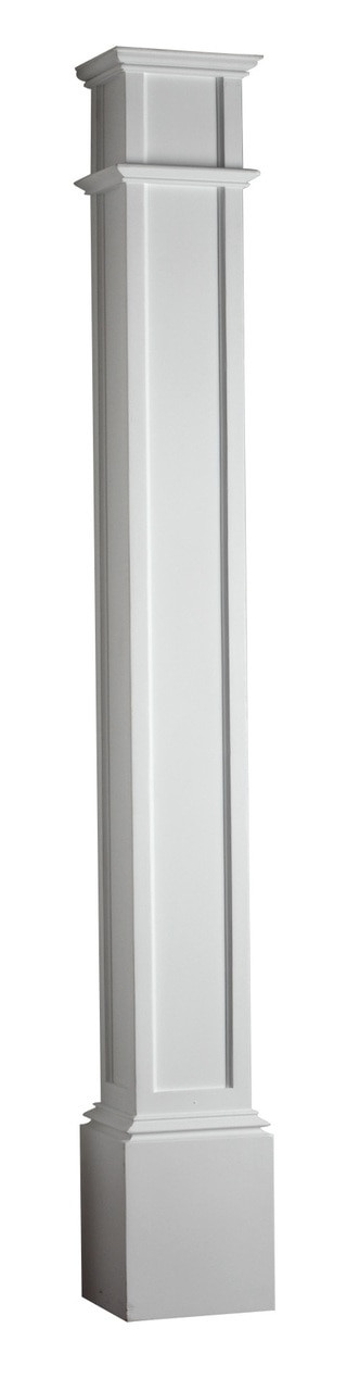6 1/8"W x 96"H x 6 1/8"D Panel Square Column Structural COL8X96PSQ by Fypon