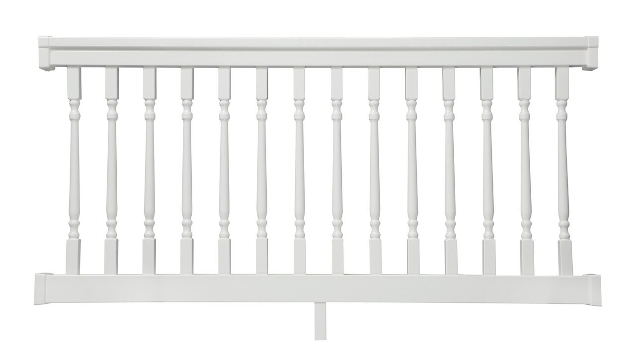 Premium Straight Rail Kit with Colonial Spindles 40836CLDF