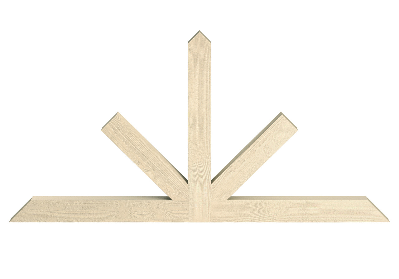 Fypon gable bracket Burnham style woodgrain