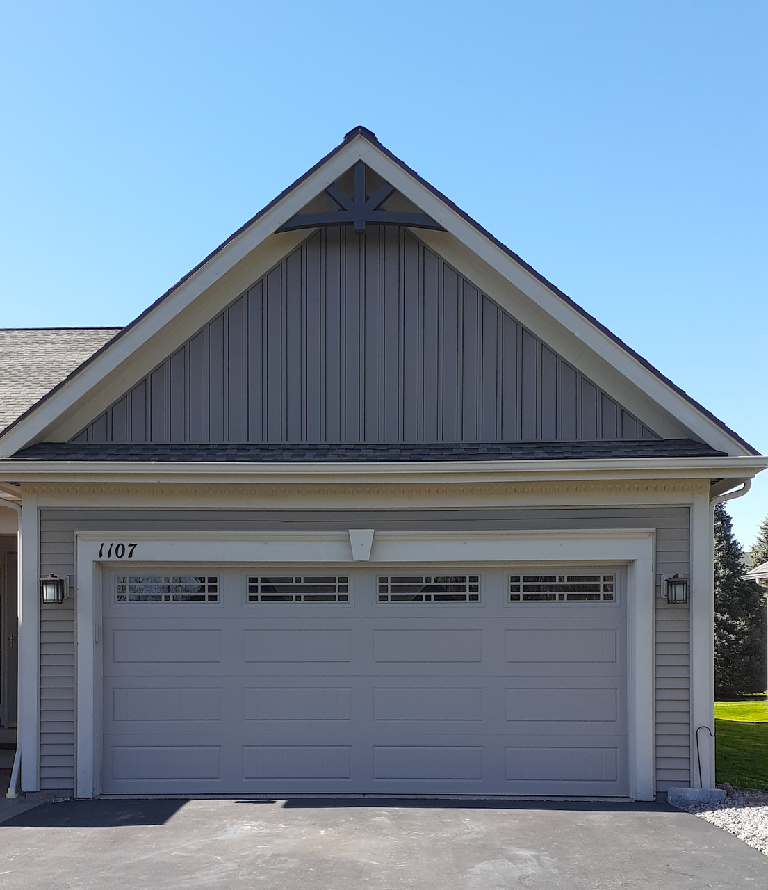 GBPSC60X25X3.5RS stained and installed