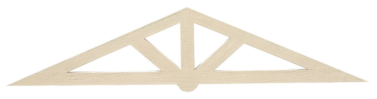 Fypon Gable Bracket Pediment GPF96X28RS