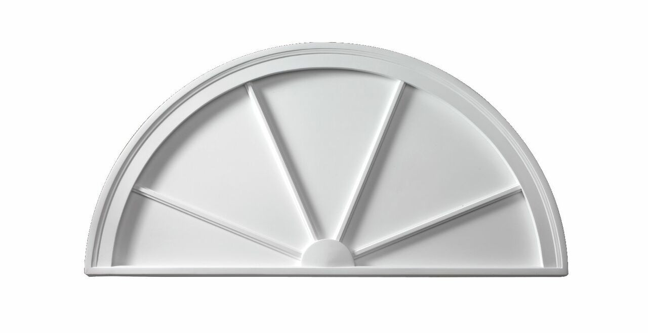 Half-Round Spoked Pediment HRSP72X36