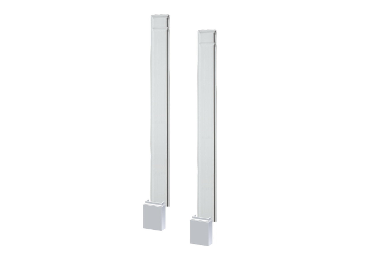 Two-Piece Adjustable Plain Pilaster PIL8X108P