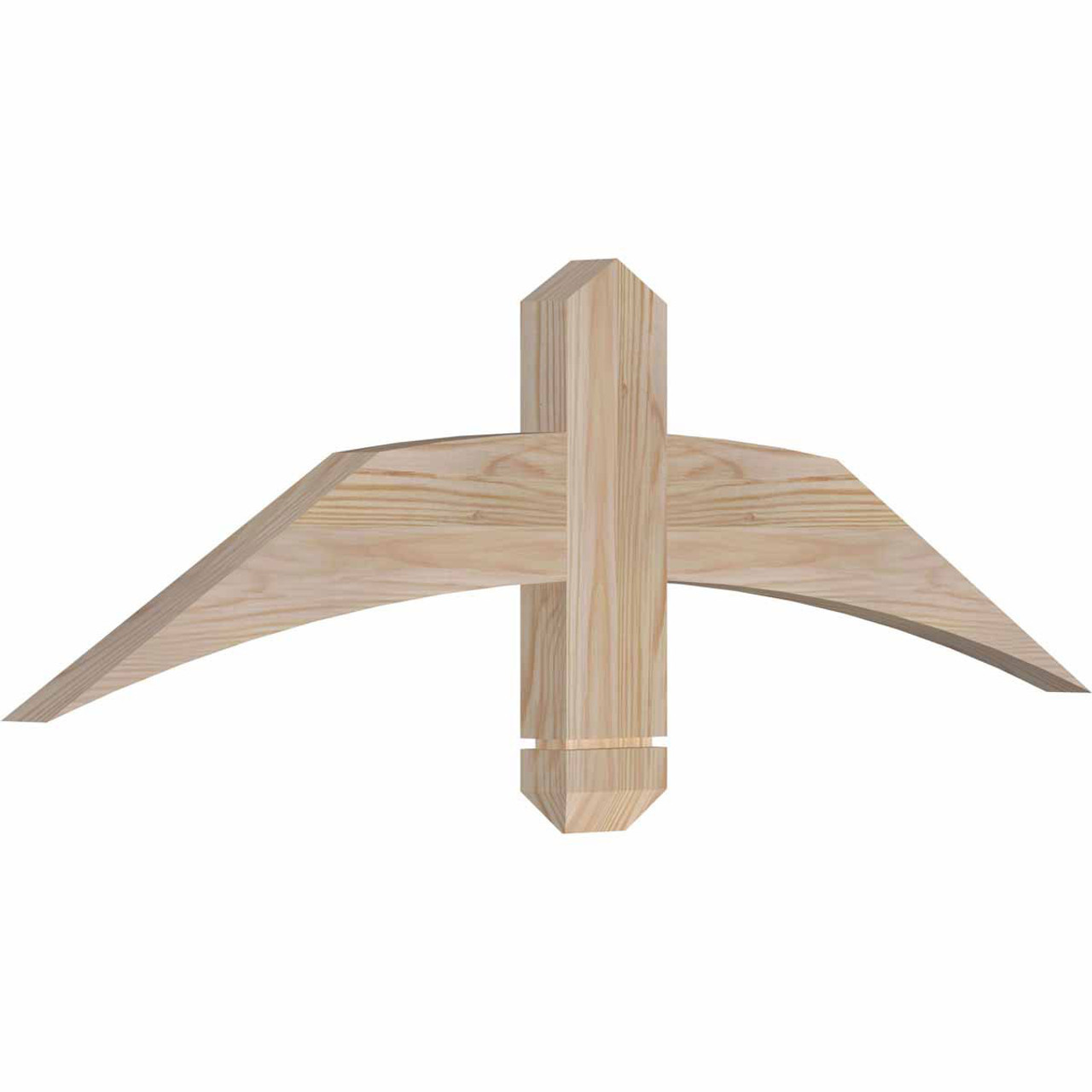 7/12 Pitch Bellingham Smooth Gable Bracket, PVC GBW036X10X0204BEL00PVC