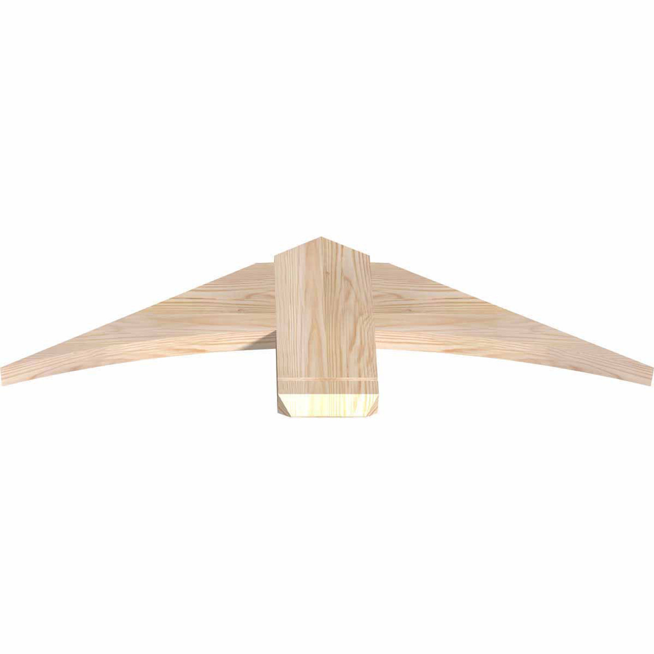 7/12 Pitch Bellingham Smooth Gable Bracket, PVC GBW036X10X0206BEL00PVC