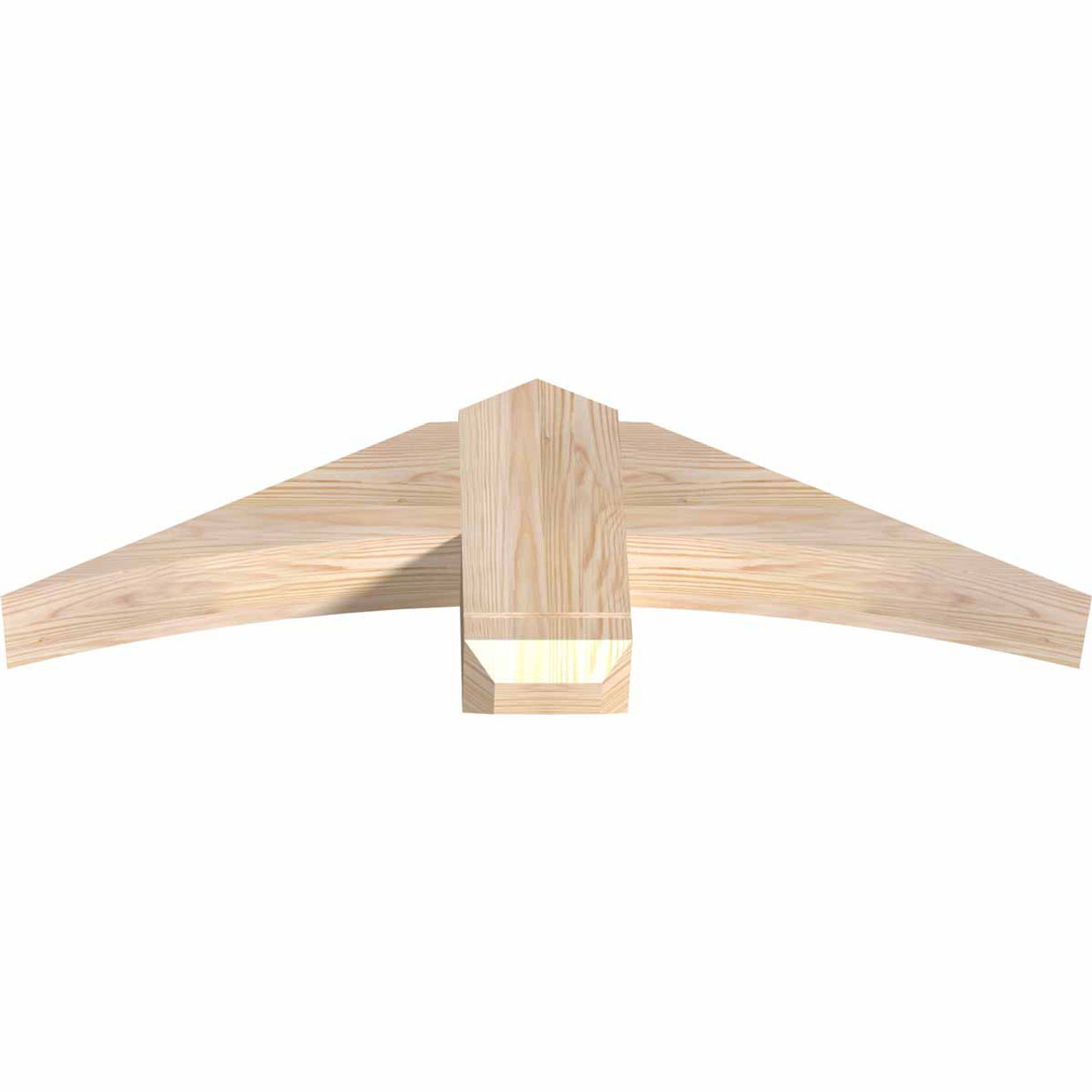 7/12 Pitch Bellingham Smooth Gable Bracket, PVC GBW036X10X0406BEL00PVC