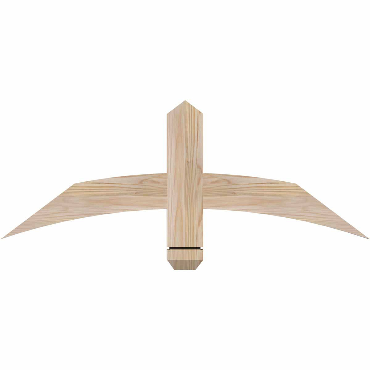 9/12 Pitch Bellingham Smooth Gable Bracket, PVC GBW036X13X0204BEL00PVC