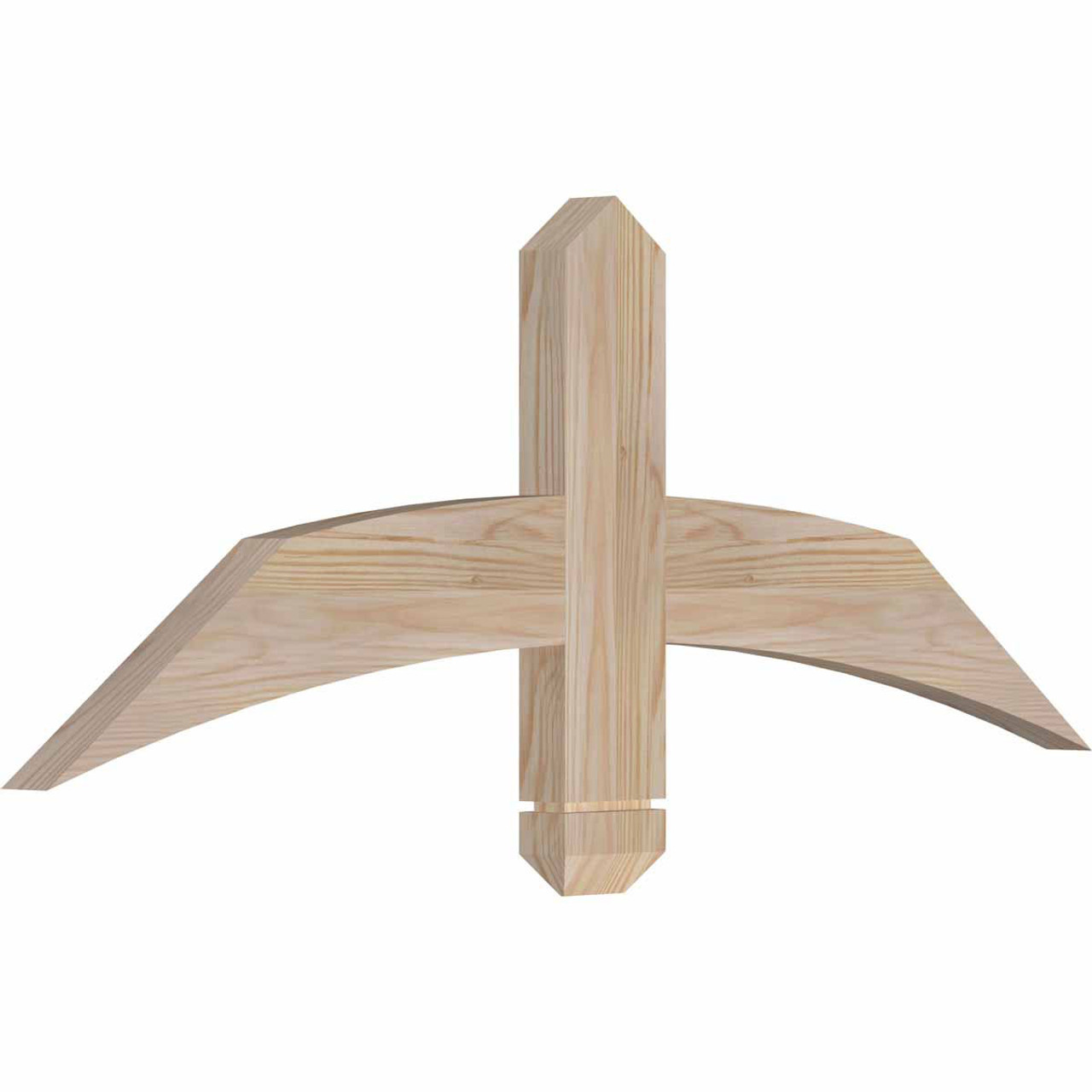 9/12 Pitch Bellingham Smooth Gable Bracket, PVC GBW036X13X0204BEL00PVC