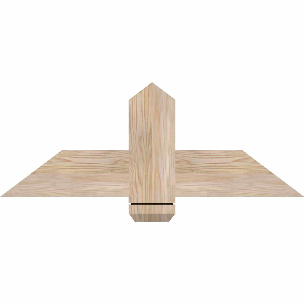 9/12 Pitch Eugene Smooth Gable Bracket, PVC GBW036X13X0206EUG00PVC 9/12 Pitch Eugene Smooth Gable Bracket, PVC GBW036X13X0206EUG00PVC