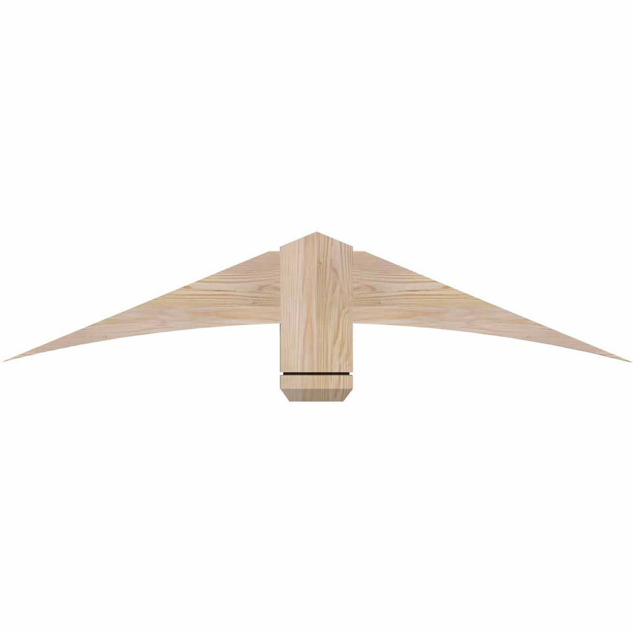 5/12 Pitch Bellingham Smooth Gable Bracket, PVC GBW048X10X0206BEL00PVC