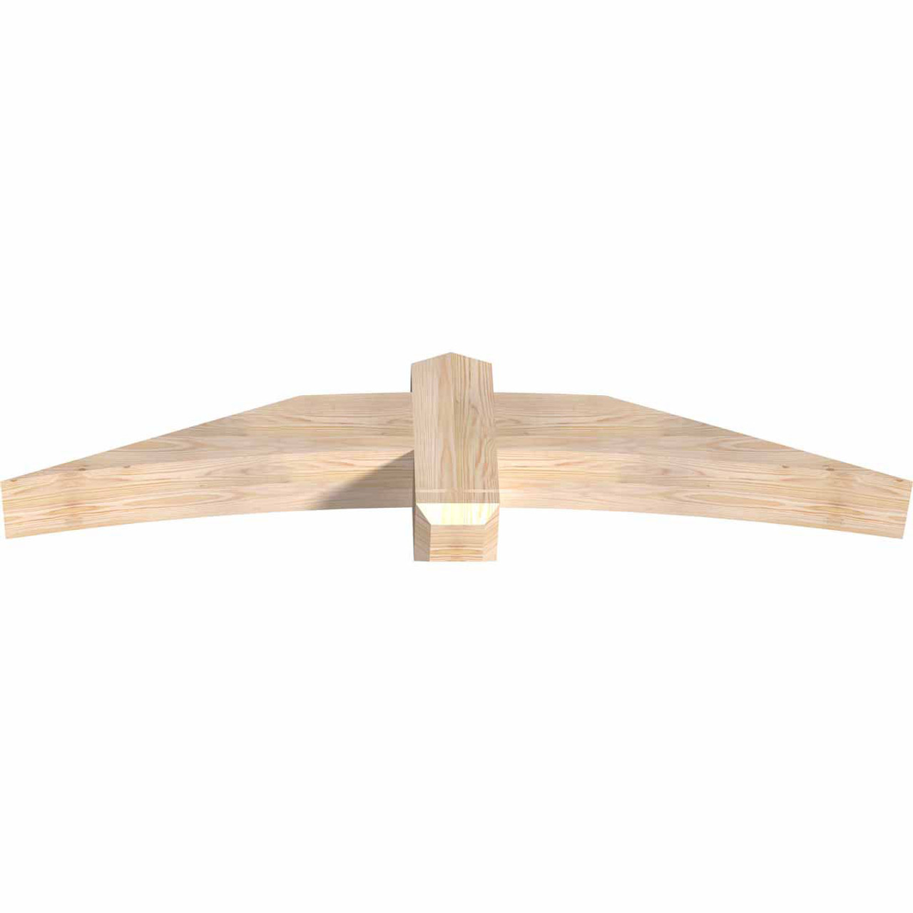 5/12 Pitch Bellingham Smooth Gable Bracket, PVC GBW060X12X0606BEL00PVC