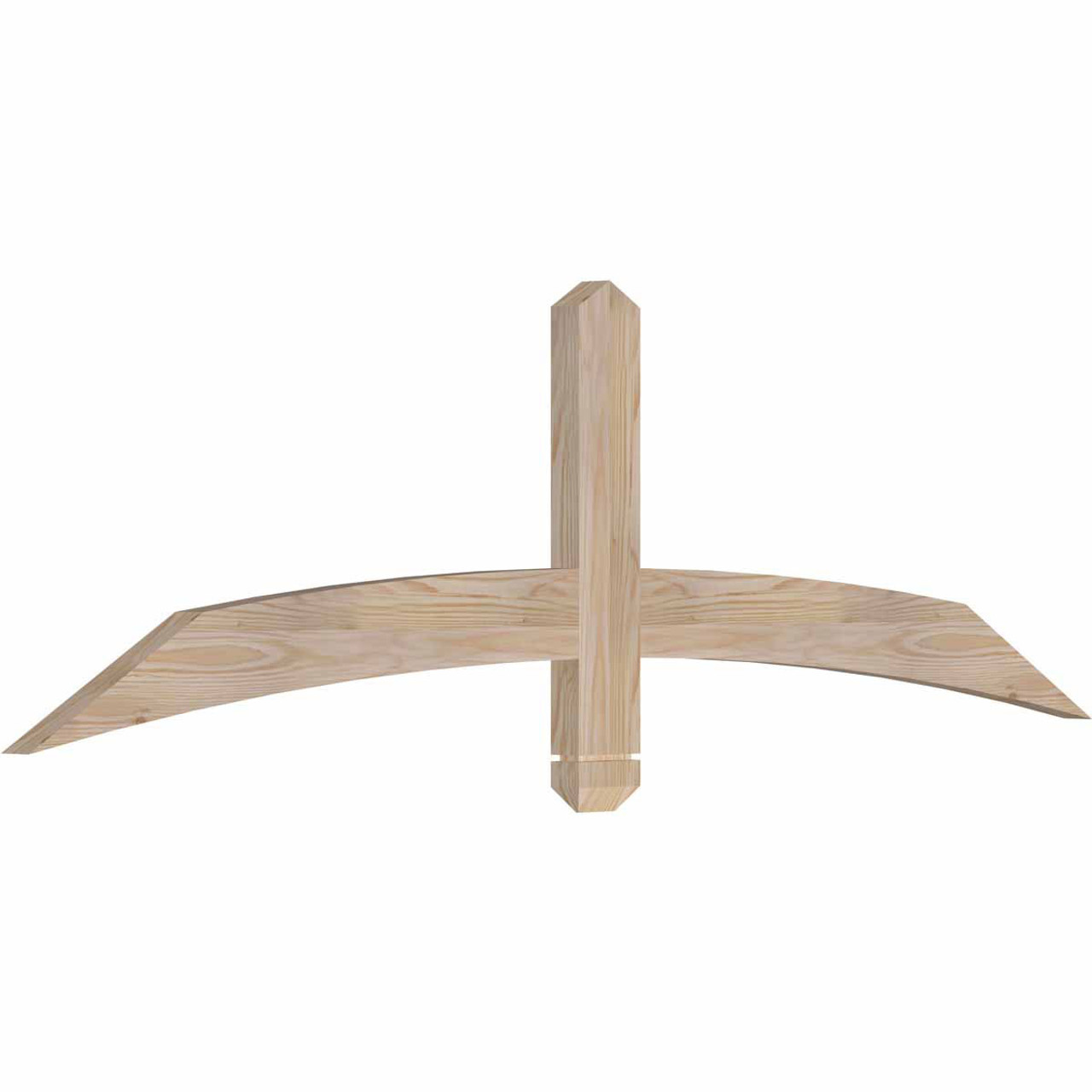 7/12 Pitch Bellingham Smooth Gable Bracket, PVC GBW060X17X0204BEL00PVC