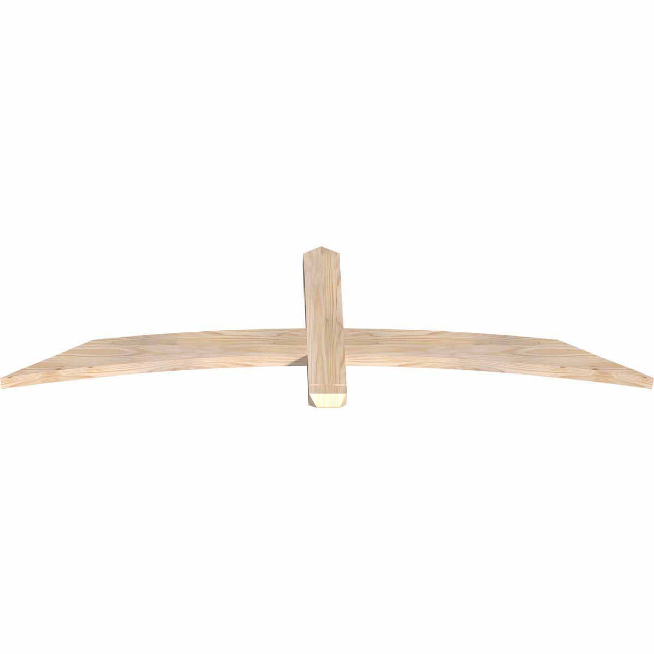 7/12 Pitch Bellingham Smooth Gable Bracket, PVC GBW060X17X0204BEL00PVC