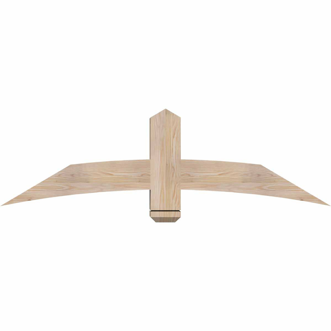 7/12 Pitch Bellingham Smooth Gable Bracket, PVC GBW060X17X0606BEL00PVC