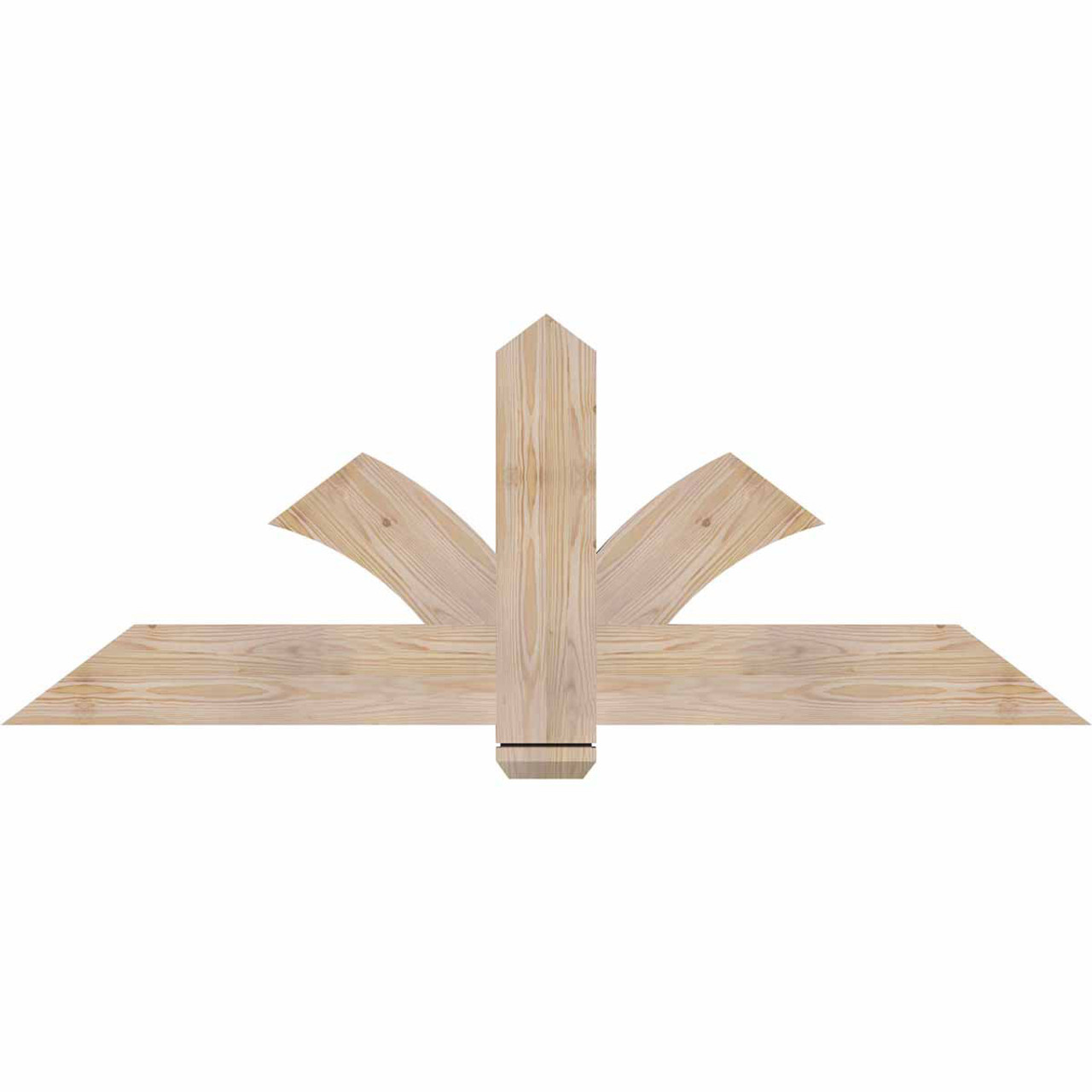 9/12 Pitch Redmond Smooth Gable Bracket, PVC GBW060X22X0206RED00PVC