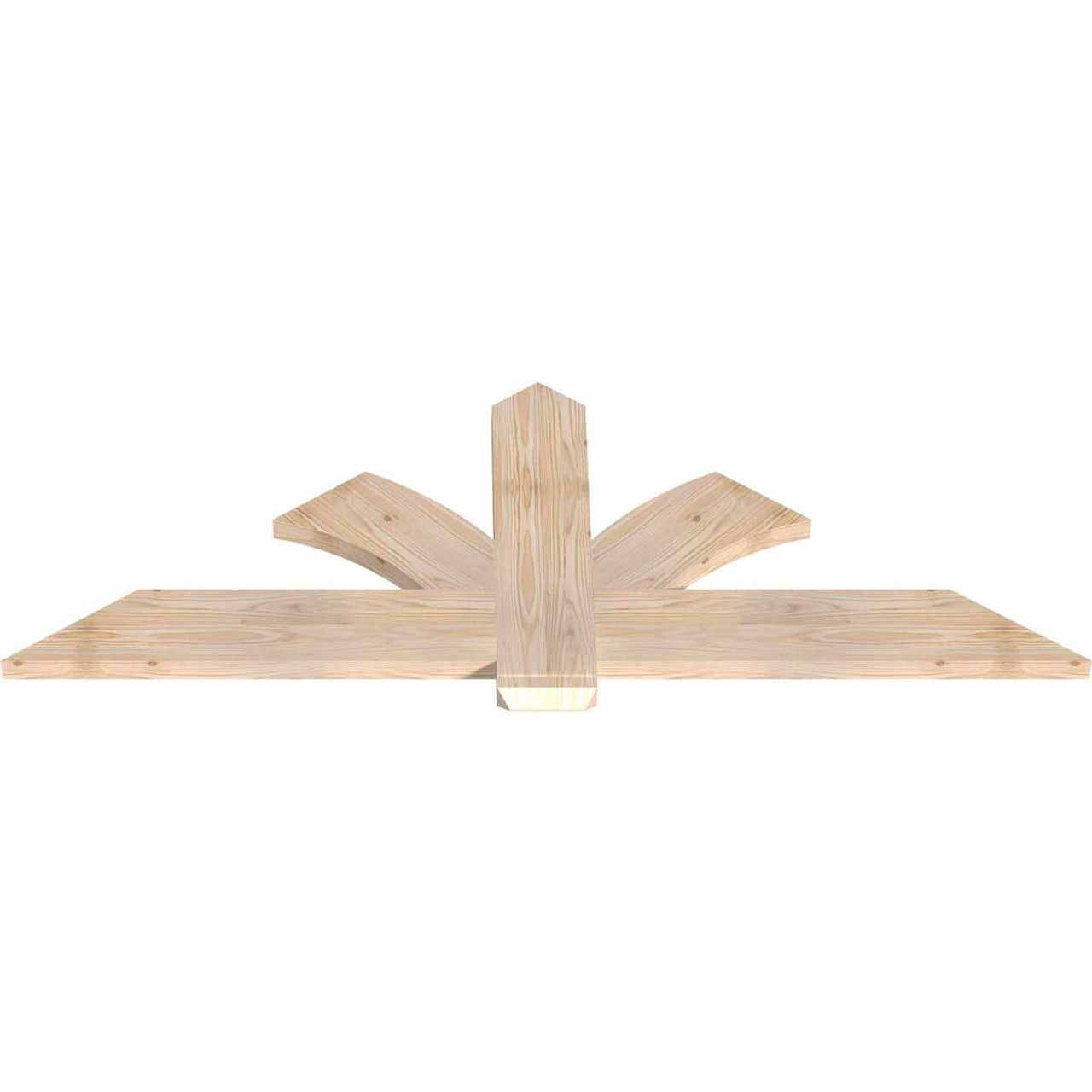 9/12 Pitch Redmond Smooth Gable Bracket, PVC GBW060X22X0206RED00PVC