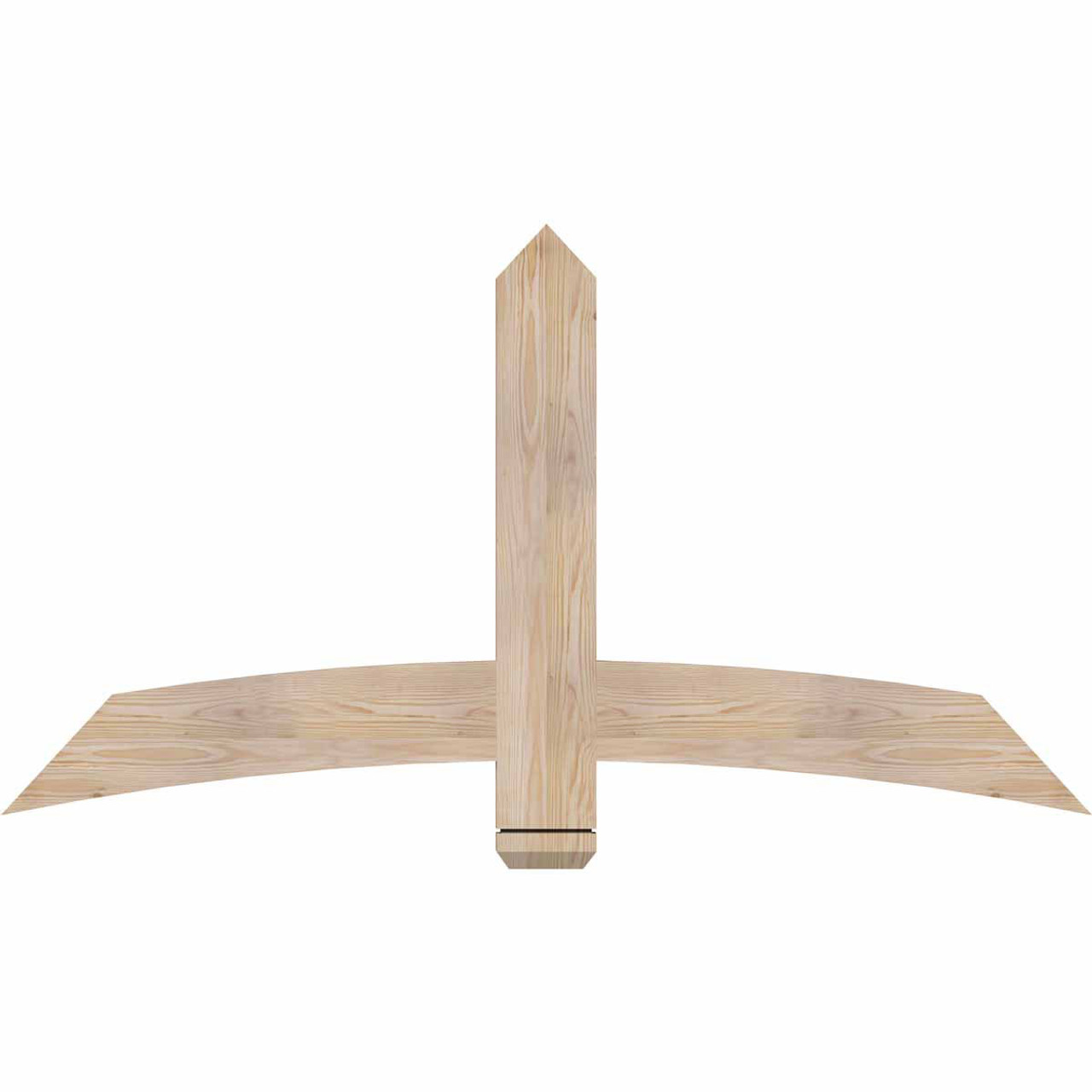 13/12 Pitch Bellingham Smooth Gable Bracket, PVC GBW060X32X0206BEL00PVC