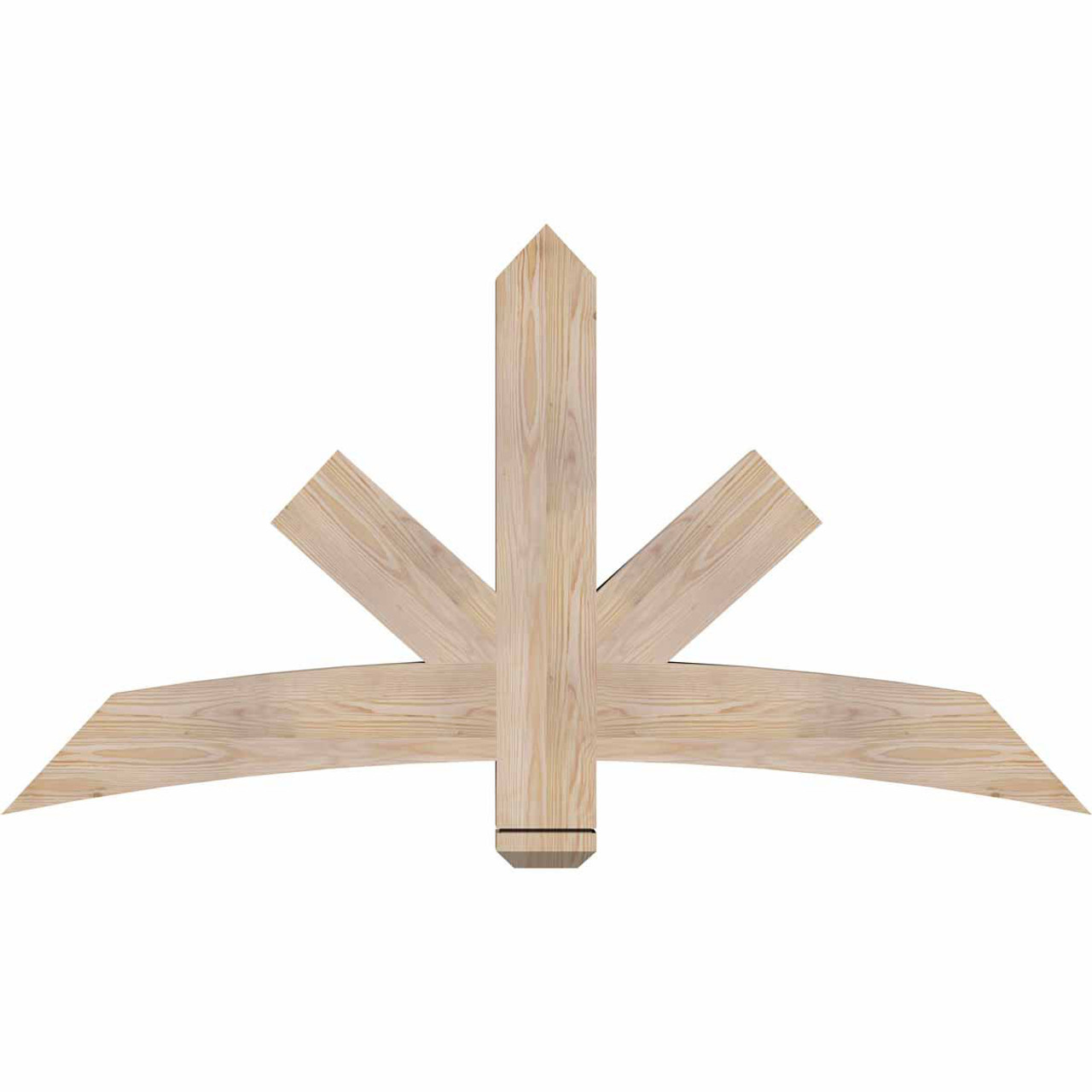 13/12 Pitch Alberta Smooth Gable Bracket, PVC GBW060X32X0406ALB00PVC