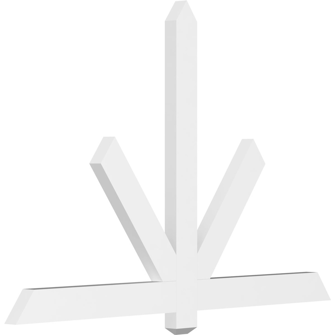 16/12 Pitch Kennewick Smooth Gable Bracket, PVC GBW060X40X0204KEN00PVC