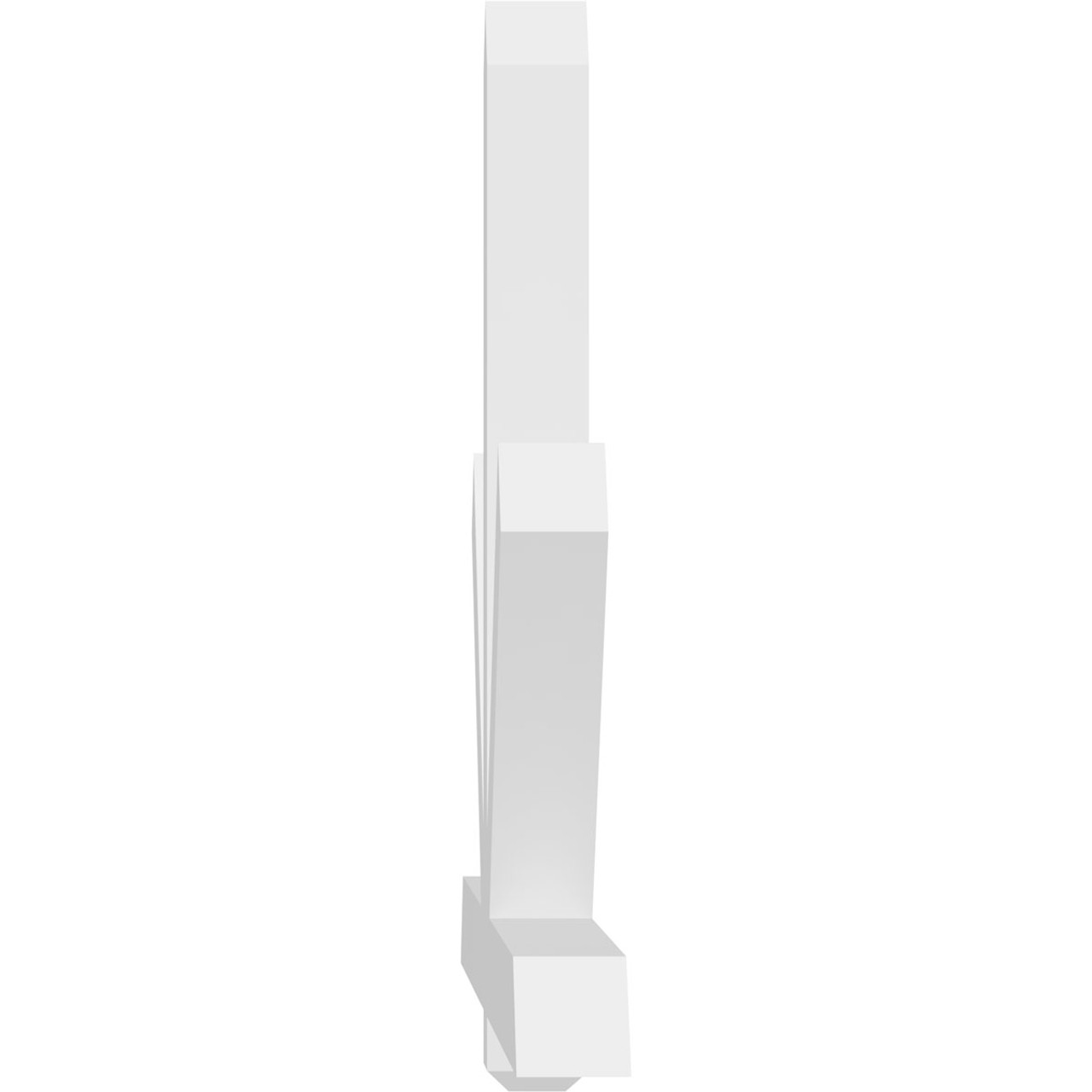 16/12 Pitch Kennewick Smooth Gable Bracket, PVC GBW060X40X0404KEN00PVC