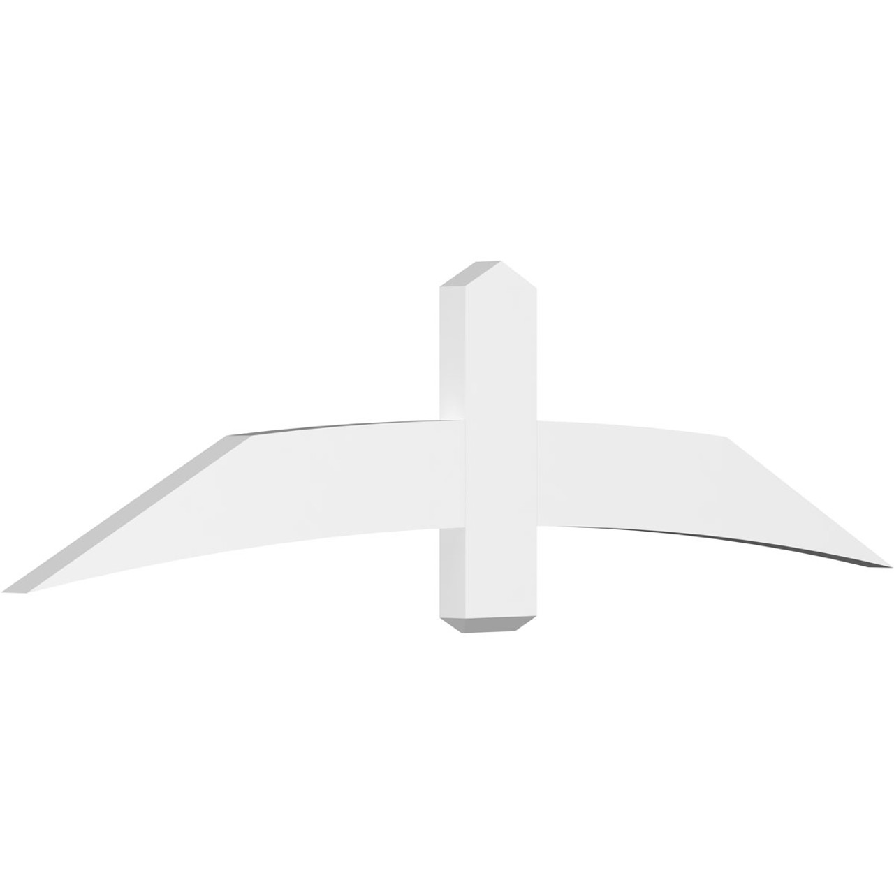 6/12 Pitch Bellingham Smooth Gable Bracket, PVC GBW072X18X0206BEL00PVC