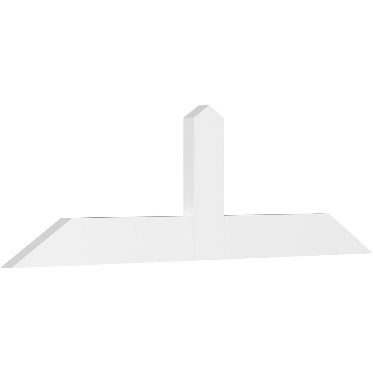 7/12 Pitch Portland Smooth Gable Bracket, PVC GBW072X21X0206POR00PVC