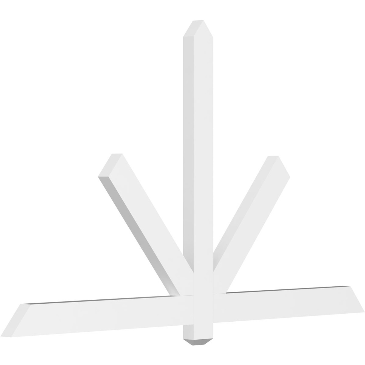 14/12 Pitch Kennewick Smooth Gable Bracket, PVC GBW072X42X0204KEN00PVC