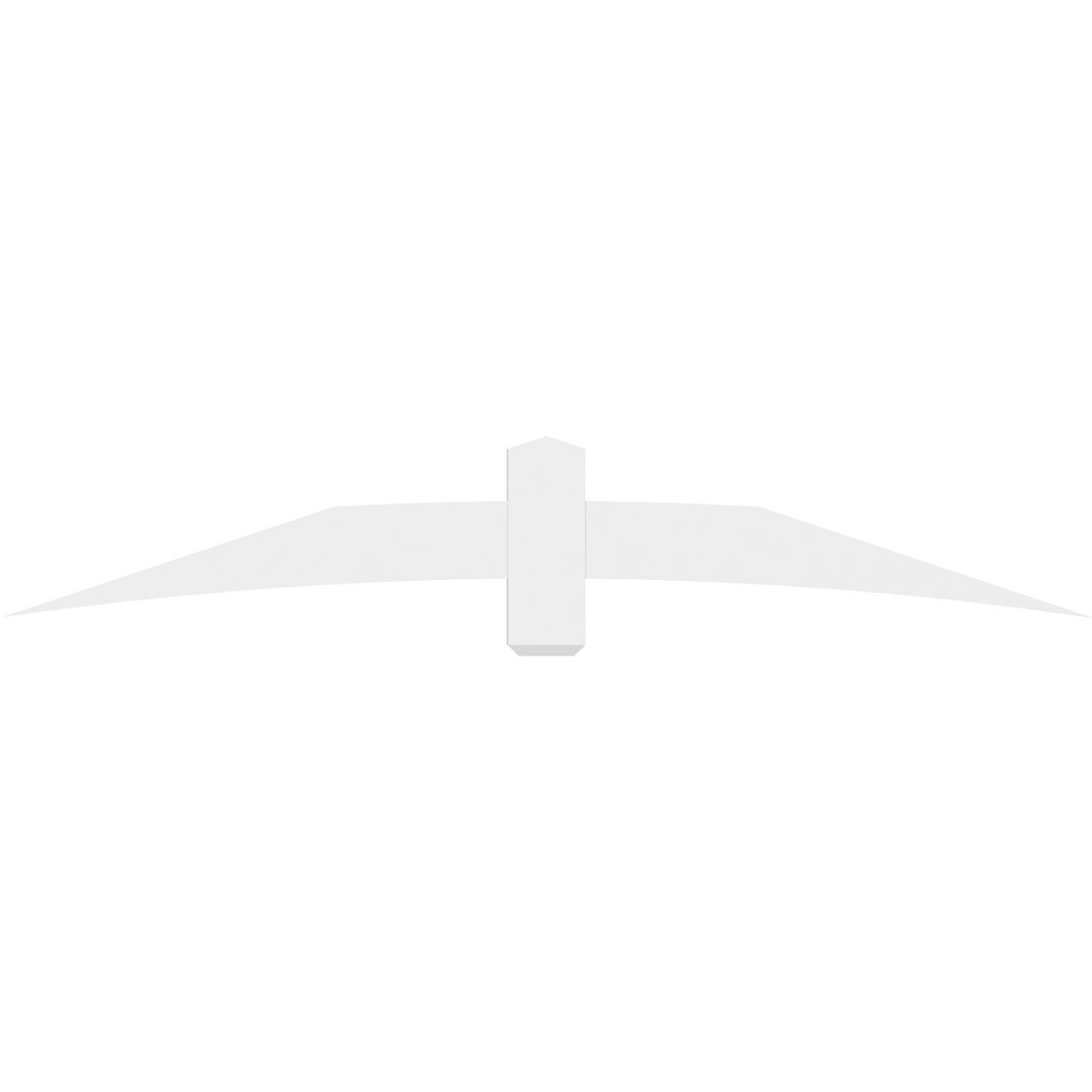4/12 Pitch Bellingham Smooth Gable Bracket, PVC GBW084X14X0206BEL00PVC
