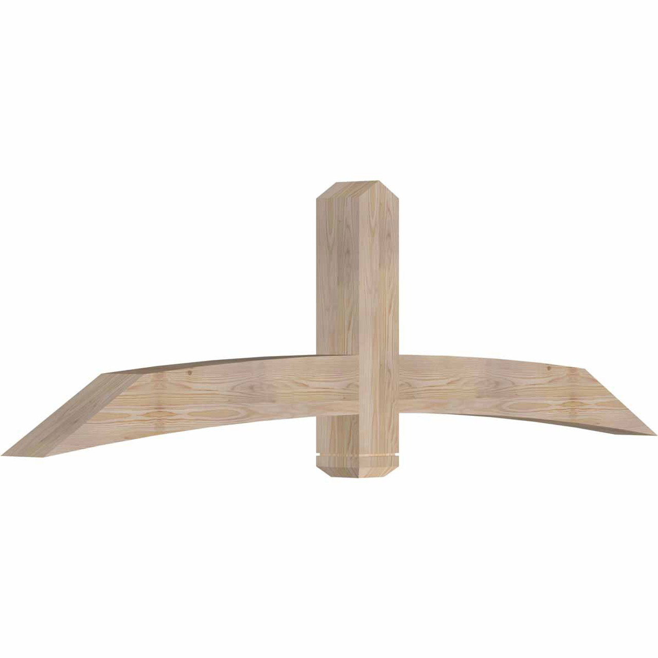 7/12 Pitch Bellingham Smooth Gable Bracket, PVC GBW084X24X0606BEL00PVC