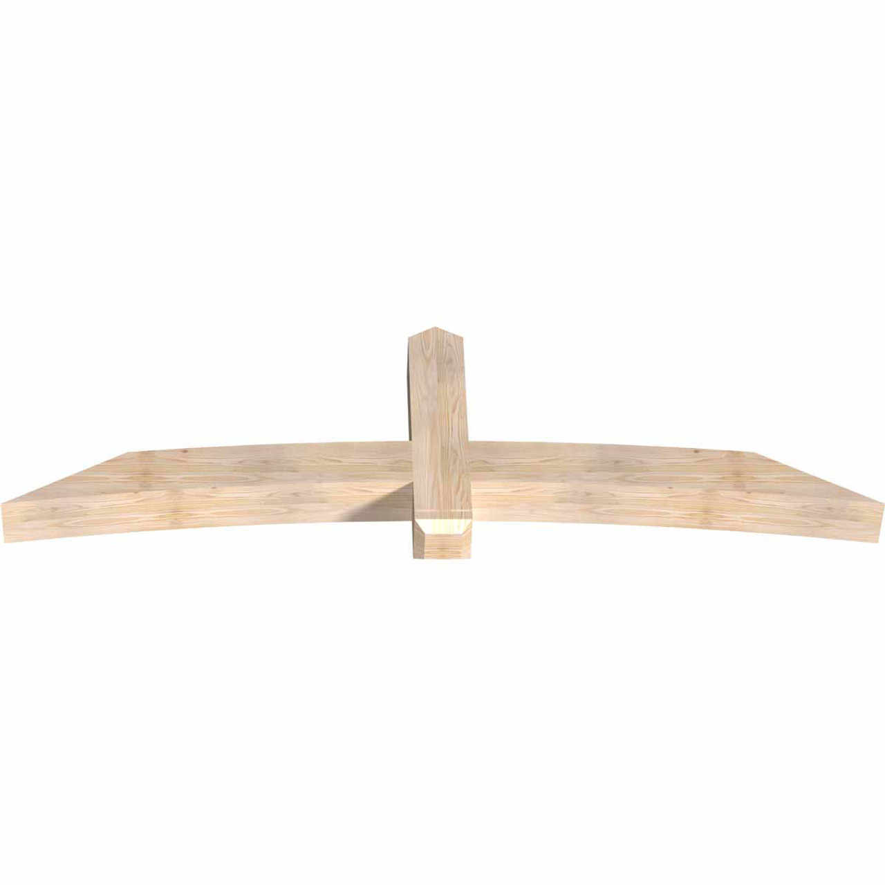 7/12 Pitch Bellingham Smooth Gable Bracket, PVC GBW084X24X0606BEL00PVC