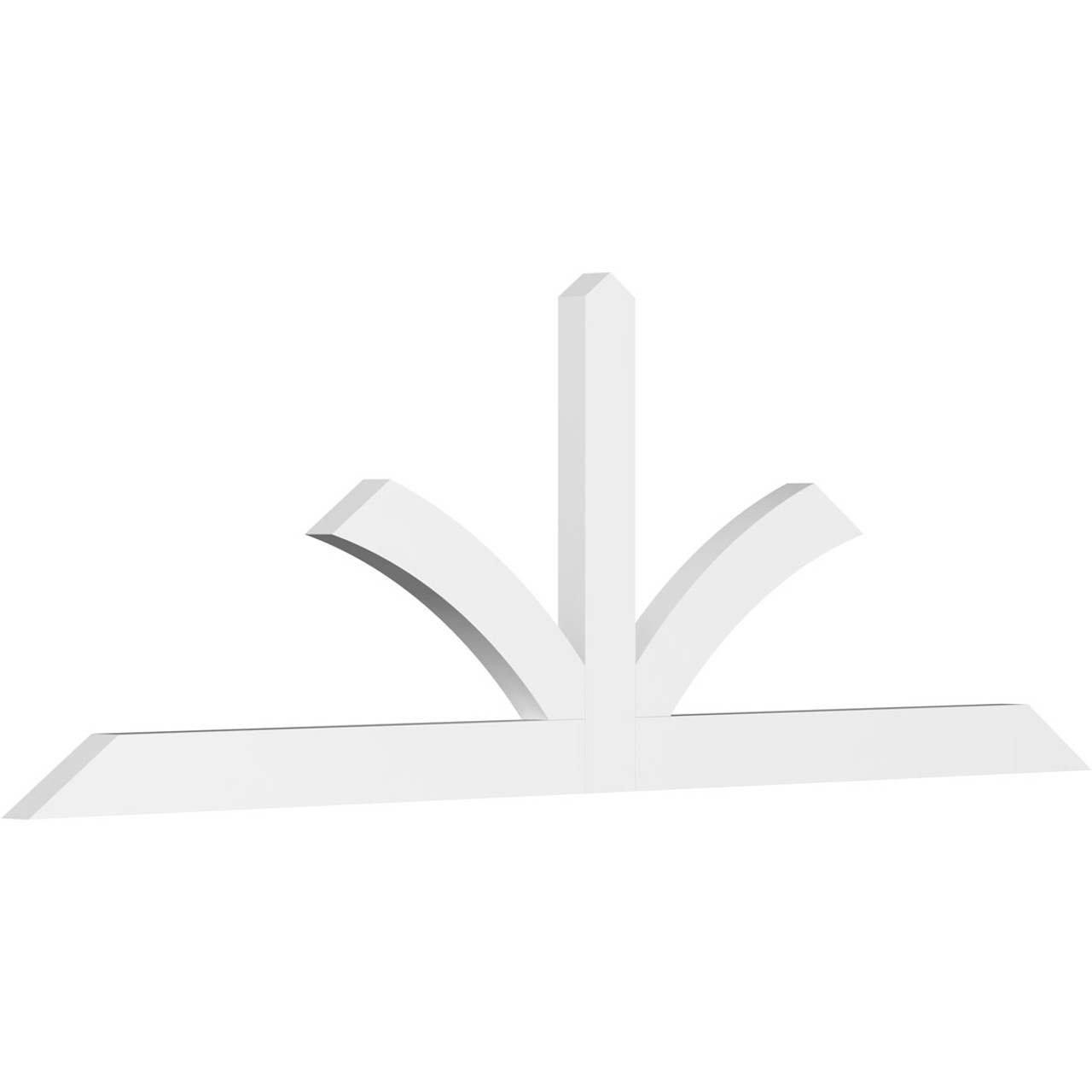 8/12 Pitch Richland Smooth Gable Bracket, PVC GBW084X28X0204RIC00PVC