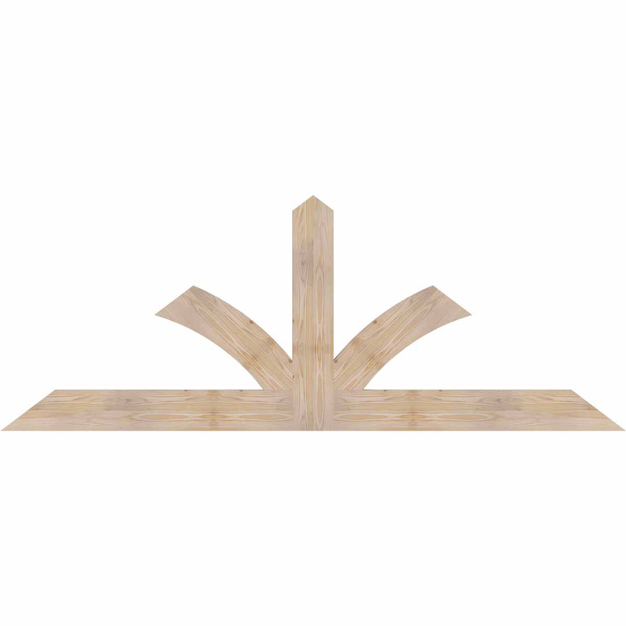 9/12 Pitch Richland Smooth Gable Bracket, PVC GBW084X31X0206RIC00PVC