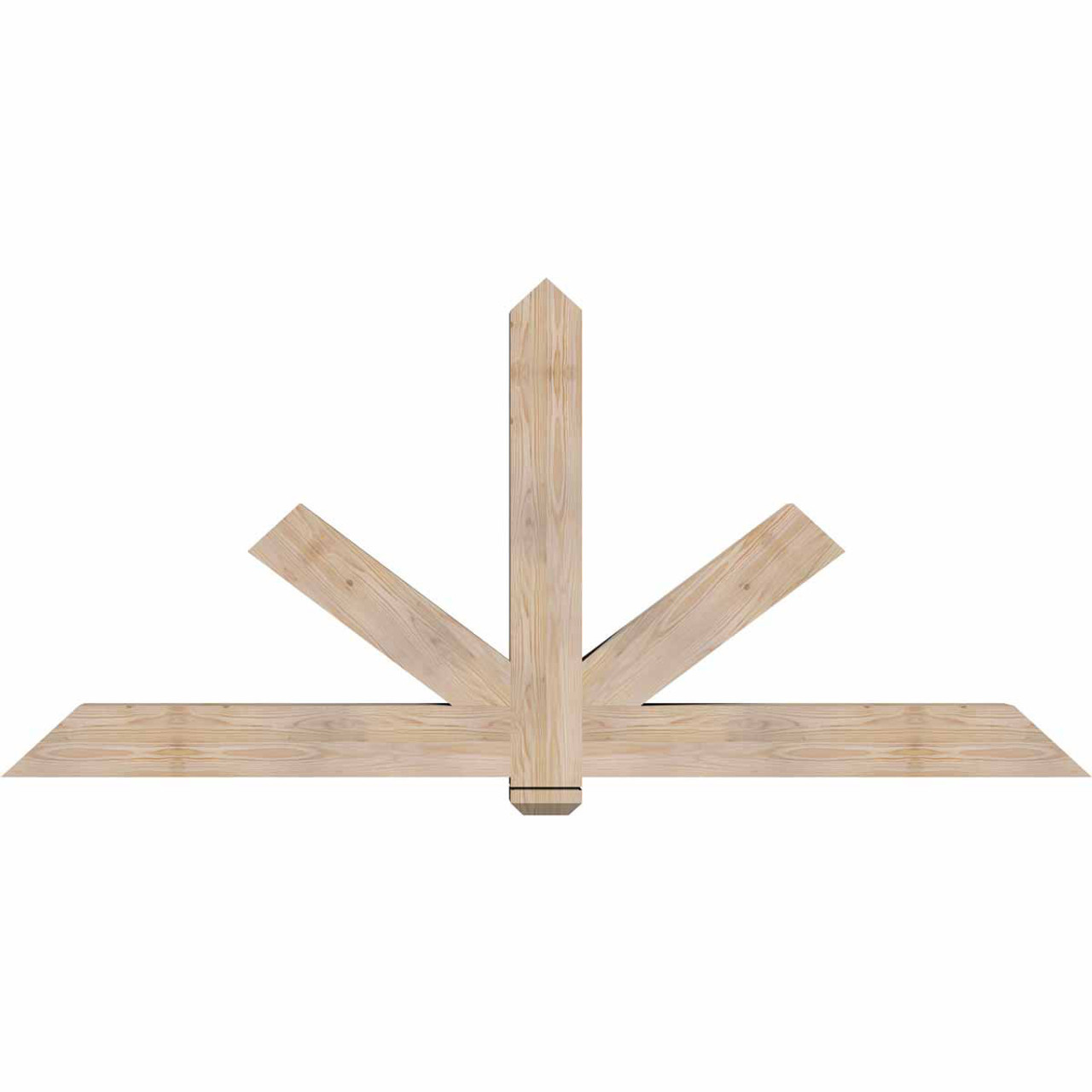 11/12 Pitch Kennewick Smooth Gable Bracket, PVC GBW084X38X0606KEN00PVC
