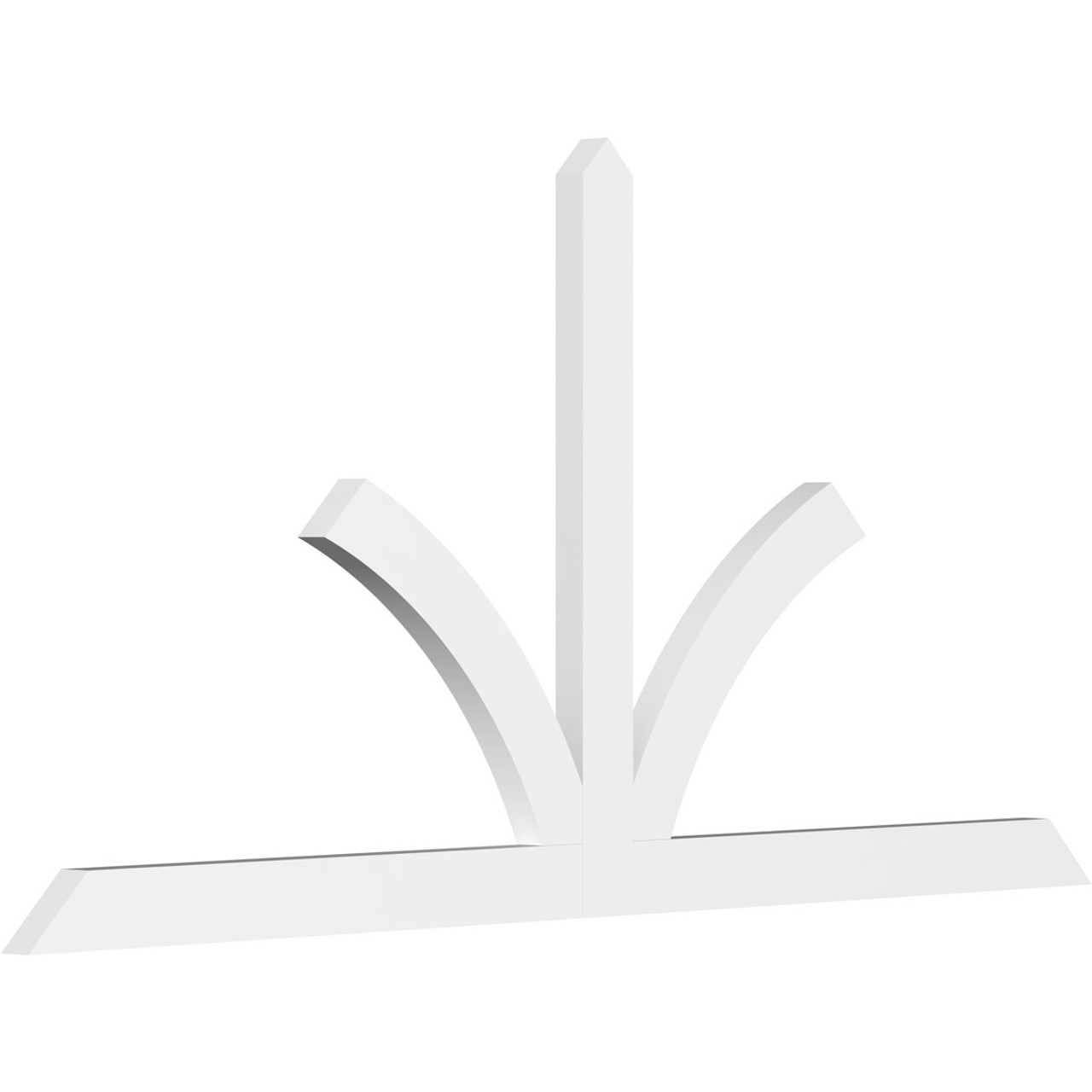 12/12 Pitch Richland Smooth Gable Bracket, PVC GBW084X42X0204RIC00PVC