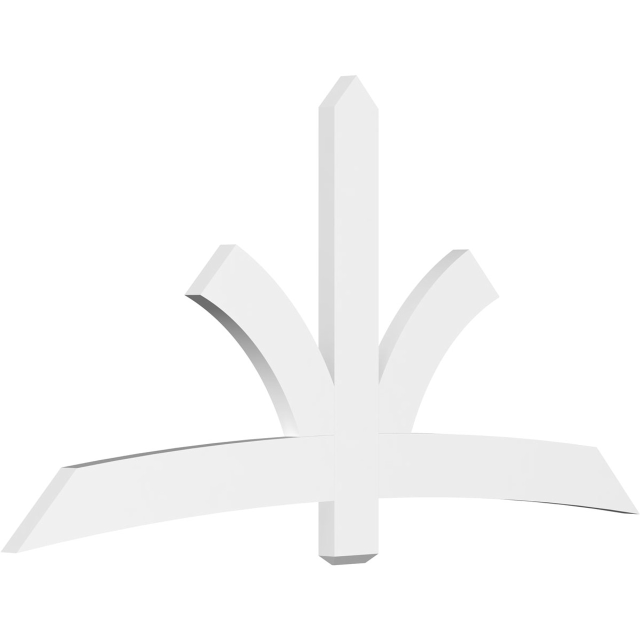 12/12 Pitch Davenport Smooth Gable Bracket, PVC GBW084X42X0206DAV00PVC