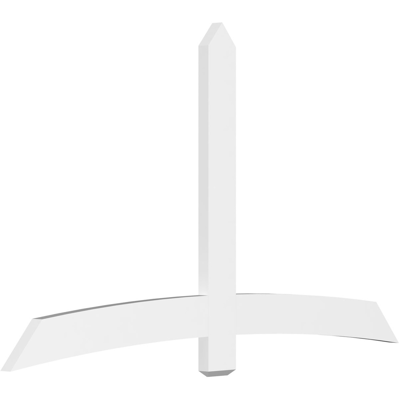 14/12 Pitch Bellingham Smooth Gable Bracket, PVC GBW084X49X0206BEL00PVC