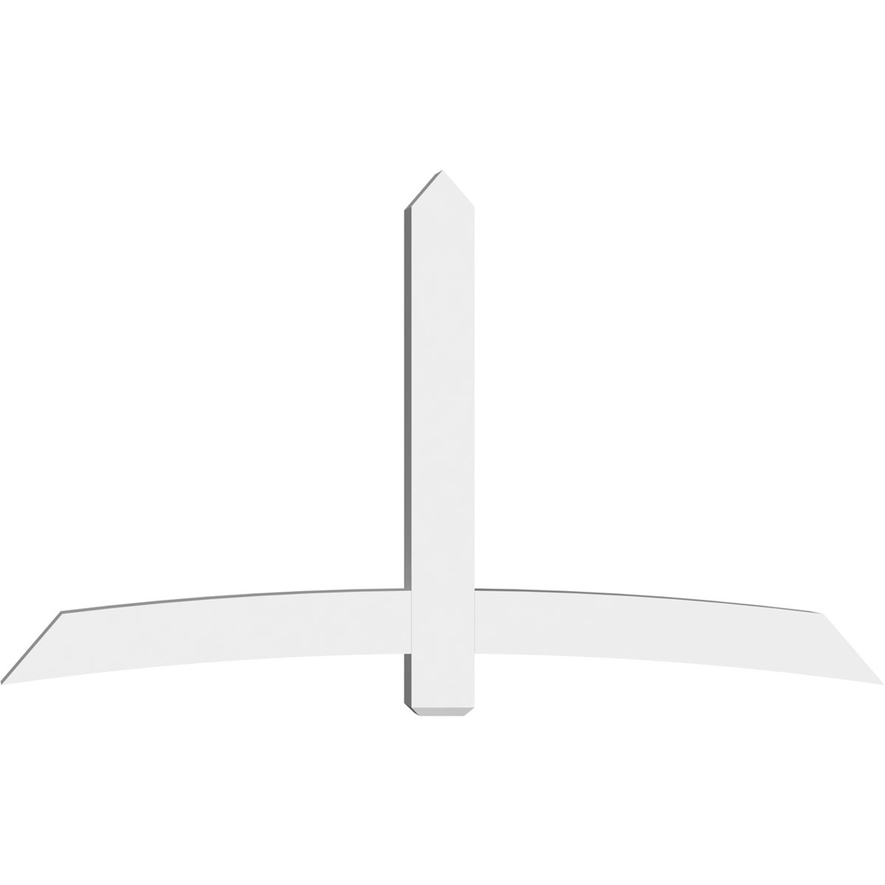 14/12 Pitch Bellingham Smooth Gable Bracket, PVC GBW084X49X0606BEL00PVC