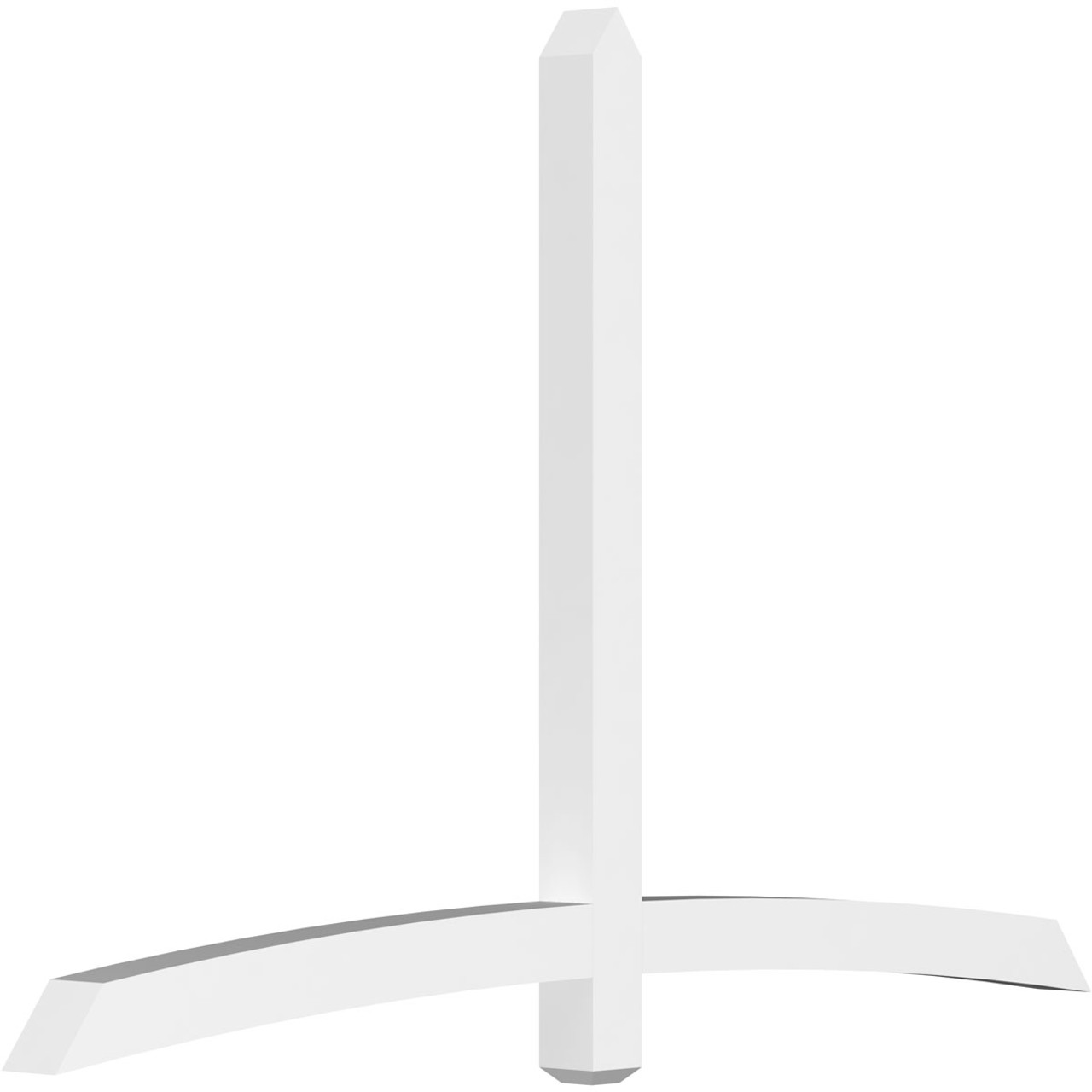 16/12 Pitch Bellingham Smooth Gable Bracket, PVC GBW084X56X0404BEL00PVC